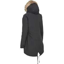 Trespass Celebrity, Black, S, Warme Wasserdichte Jacke mit abnehmbarer Kapuze für Damen, Schwarz, Small