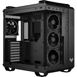 Asus TUF Gaming GT502 Horizon Schwarz ATX Midi-Tower Gaming Gehäuse mit Glasfenster