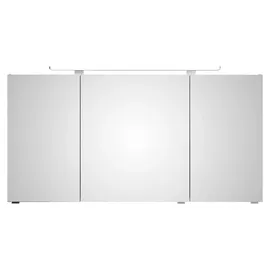 Saphir »Serie 4010 Badezimmer-Spiegelschrank inkl. LED-Aufsatzleuchte«, Badschrank 140 cm breit, 3 Türen, 6 Glas-Einlegeböden, inkl Türdämpfer