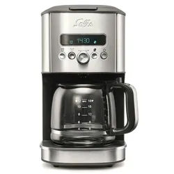 Solis Filterkaffeemaschine 1,8 Liter, für 12-18 Tassen, Warmhaltefunktion, Timer