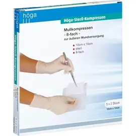 höga-pharm gmbh Höga Kompressen 10 x 10 cm 10 St.