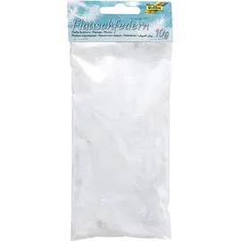 Folia Flauschfedern 10 g weiß