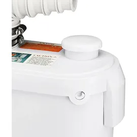 Vevor Abwasser Hebeanlage 500W Fäkalienhebeanlage 8m Förderhöhe Abwasserpumpe 6600L/h Haushaltspumpe 2900U/min Schmutzwasserpumpe Eingebautes Rückschlagventil Wartungfrei WC Dusche Waschbecken