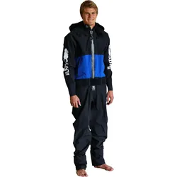 SUP Trockenanzug Frontzip schwarz-blau XS