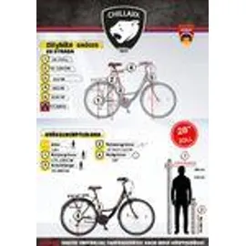 chillaxx Strada Premium 28 Zoll RH 48 cm Unisex schwarz
