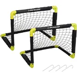 Dunlop Fußballtor Schwarz/Gelb 50 x 44 x 44 cm