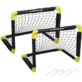 Dunlop Fußballtor Schwarz/Gelb 50 x 44 x 44 cm