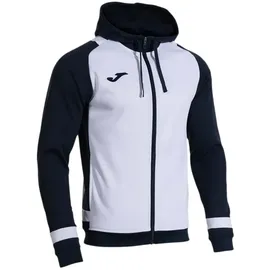 Joma Lider Kapuzen-Trainingsjacke Herren Weiß/Marineblau M