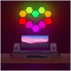 LED Smart Hexagon Panel 10r Set