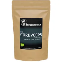 TAUSENDKRAUT FÜR MEHR LEBENSQUALITÄT! Cordyceps X2 Vitalpilz Pulver BIO 100 g