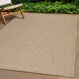 the carpet »Kansas«, rechteckig, 1 mm Höhe, moderner robuster In und Outdoor Teppich Jute Look