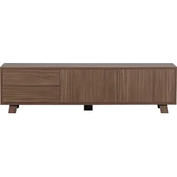 TV-Board WOOOD "Seppe", braun, B:160cm H:42cm T:44cm, FSC-zertifizierter Holzwerkstoff, Sideboards, deutlich sichtbare Maserung, H 42 cm x B 160 cm
