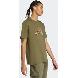 adidas CAMO LOGO GRAFIK grün M