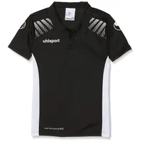 Uhlsport GOAL Poloshirt Kinder schwarz/weiss 164