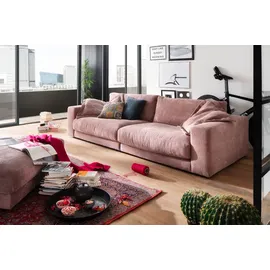 Candy Big-Sofa Cord 3-Sitzer Rosa