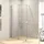 Hüppe Xtensa Pure Walk-In Duschtür links 140 x verschiedene Größen silber teilmattiert XT0105069301881