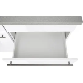 WIHO KÜCHEN Küchenzeile Chicago 360 cm weiß