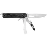 Gerber Taschenmesser mit 8 Funktionen, Multitool mit glatter Klinge, Schraubendreher mit Wechselbit, ArmBar Trade, Grau, Edelstahl/Aluminium, 1064411