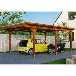 Einzelcarport SKANHOLZ "Emsland", braun, H: 223cm, Carports