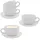 Spetebo Kaffeetasse 0,3 l Weiß 4 St.