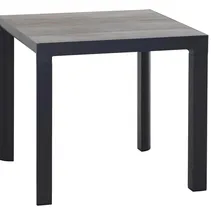 Siena Garden Gartentisch Silva 80 x 80 x 74 cm Washed Grau
