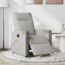 vidaXL Massagesessel Elektrisch 86 x 100 x 86 cm Grau mit Fernbedienung
