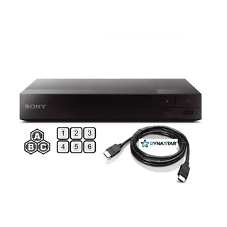 Region Free Blu-Ray Player Compatible with Sony BDP-S6700 with 3D WiFi and 4K-Upscaling Multi Region Code Free | Blu-Ray Regions A, B, C | DVD Regions 0-8 with Dynastar 6FT HDMI Bundle