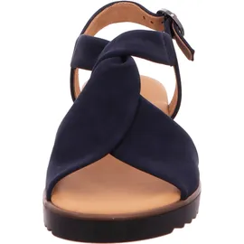 Gabor Damen Keilsandalen, Frauen Sandalen,Moderate Mehrweite (G),offene schuhe,strandschuhe,keilsandaletten,blue (Kork/schw.),39 EU / 6 UK - 39 EU