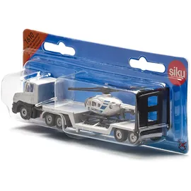 Siku 1610 - Tieflader mit Hubschrauber verschiedene Farben 1:55