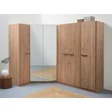 Rauch Schrank-Set RAUCH "Kleiderschrank Schrank Garderobe Wäscheschrank VANDOR", braun (eiche artisan), B:164cm H:197cm T:253cm, Holzwerkstoff, Kastenmöbel-Sets, 6-türig mit viel Stauraum, Schränke einzeln stellbar MADE IN GERMANY