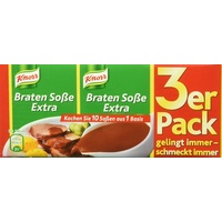 KNORR Braten Soße Extra 3 x 250 ml, 15er