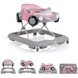 Cangaroo Lauflernhilfe Shelby, höhenverstellbar, Spielcenter, Treppenstopper rosa