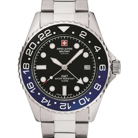 Swiss Alpine Military Quarzuhr 7052.1132SAM Herrenuhr GMT Diver 42mm 10ATM