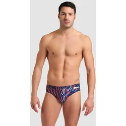 Badehose Slip Herren Kikko Pro - Team Redwhiteblue - 3