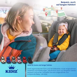 Kidiz Autokindersitz schwarz