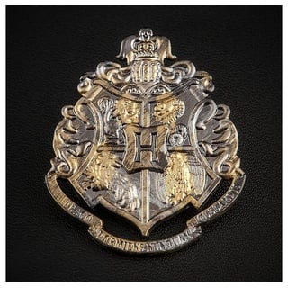 The Noble Collection Kostüm Anstecknadel Hogwarts Wappen, Anstecknadel der Heiligtümer des Todes