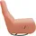 DOMO collection Sessel Sonner 360° drehbar 75 x 90 x 80 cm orange