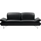 PLACES OF STYLE Couch 2-Sitzer schwarz