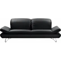 PLACES OF STYLE Couch 2-Sitzer schwarz