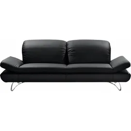 PLACES OF STYLE Couch 2-Sitzer schwarz