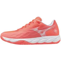 Mizuno Wave Enforce Court Calypso Coral/White/BarelyPink 42
