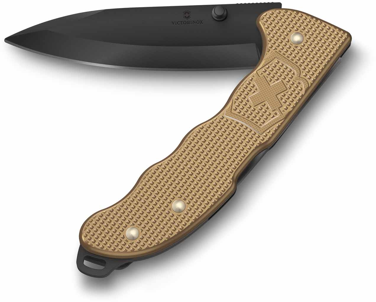 Victorinox Evoke BS Alox Grosses Taschemesser, Klappbares Messer beige