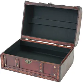 HMF Schatztruhe 30 x 20 x 15 cm 15-tlg. braun