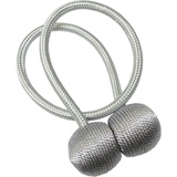 GARDINIA Raffhalter Flex-S mit Magnet Silber 2 Stück