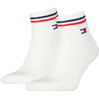 Tommy Hilfiger Quarter Socken 2er Pack Weiß 43-46