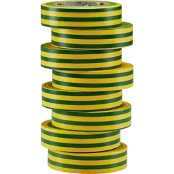 80m Bizline BIZ 350065 8 Isolierbänder gelb/grün 10 m Preis pe