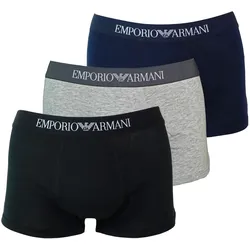 Emporio Armani Unterwäsche 3er Pack Trunk Unterhosen Herrenshorts
