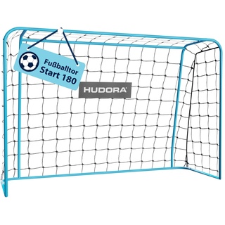 Hudora Start Fußballtor in 180 x 120 x 60 cm - Standfestes Tor für Kinder & Erwachsene - Hochwertiges Outdoor-Tor mit praktischem Klicksystem - Garten-Tor für Freizeit & Training