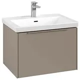 Villeroy & Boch Villeroy und Boch Subway 3.0 Waschtischunterschrank C57502VM 62,2x42,9x47,8cm, ohne LED/Griff monochrom, taupe