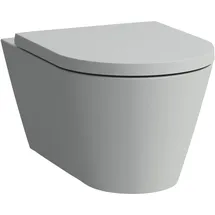 Laufen Kartell Wand-WC, Tiefspüler, mit Silent Flush spülrandlos, 545x370x355mm, H8213317590001, Farbe: Grau matt,